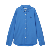 Dunst Classic Boyfriend Shirt Blue