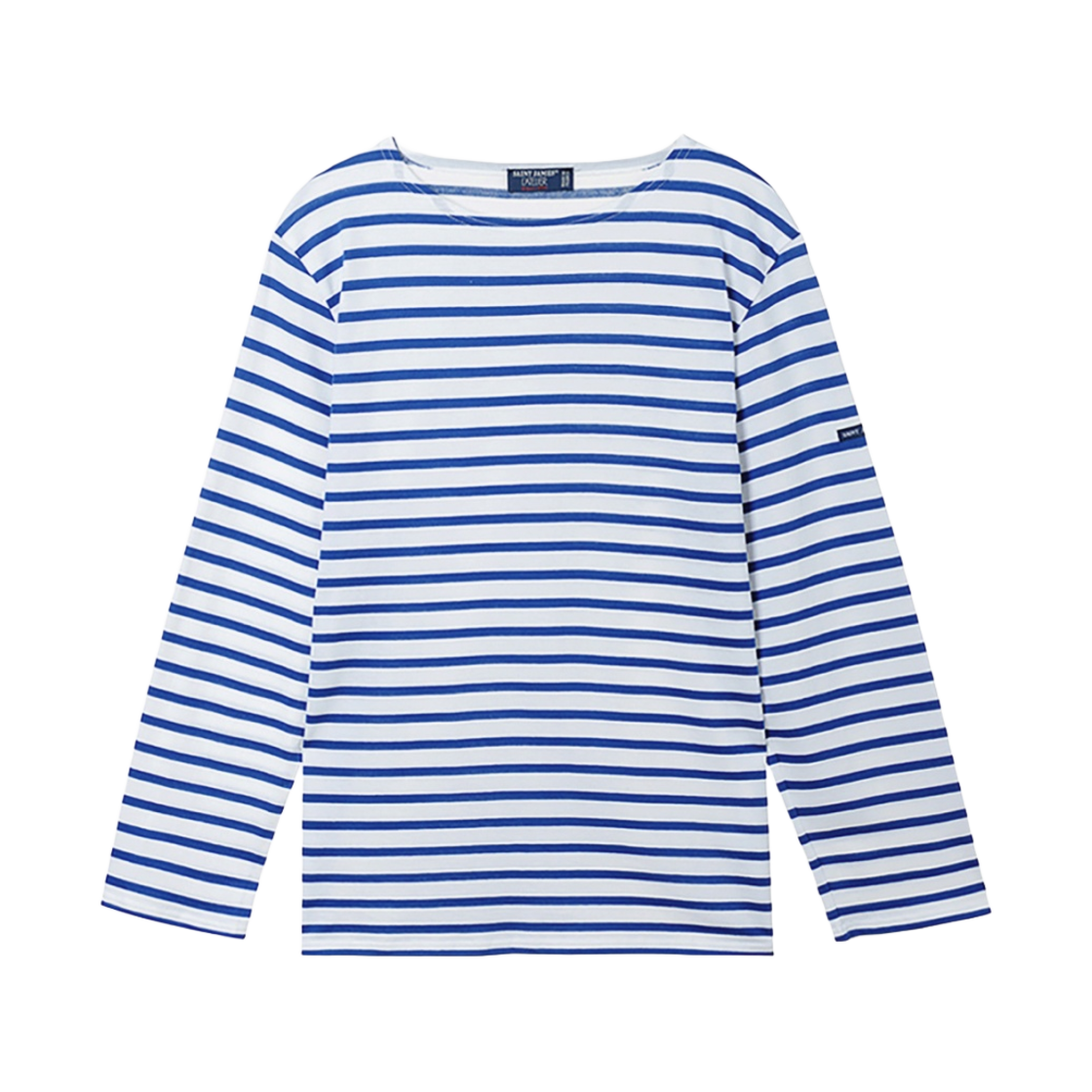 세인트 제임스 밍콰이어 18 스트라이프 세일러 롱슬리브 티셔츠 네이지 지탄(Saint James Minquiers 18 Striped Sailor Long Sleeve T-Shirt Neige Gitane) - 1