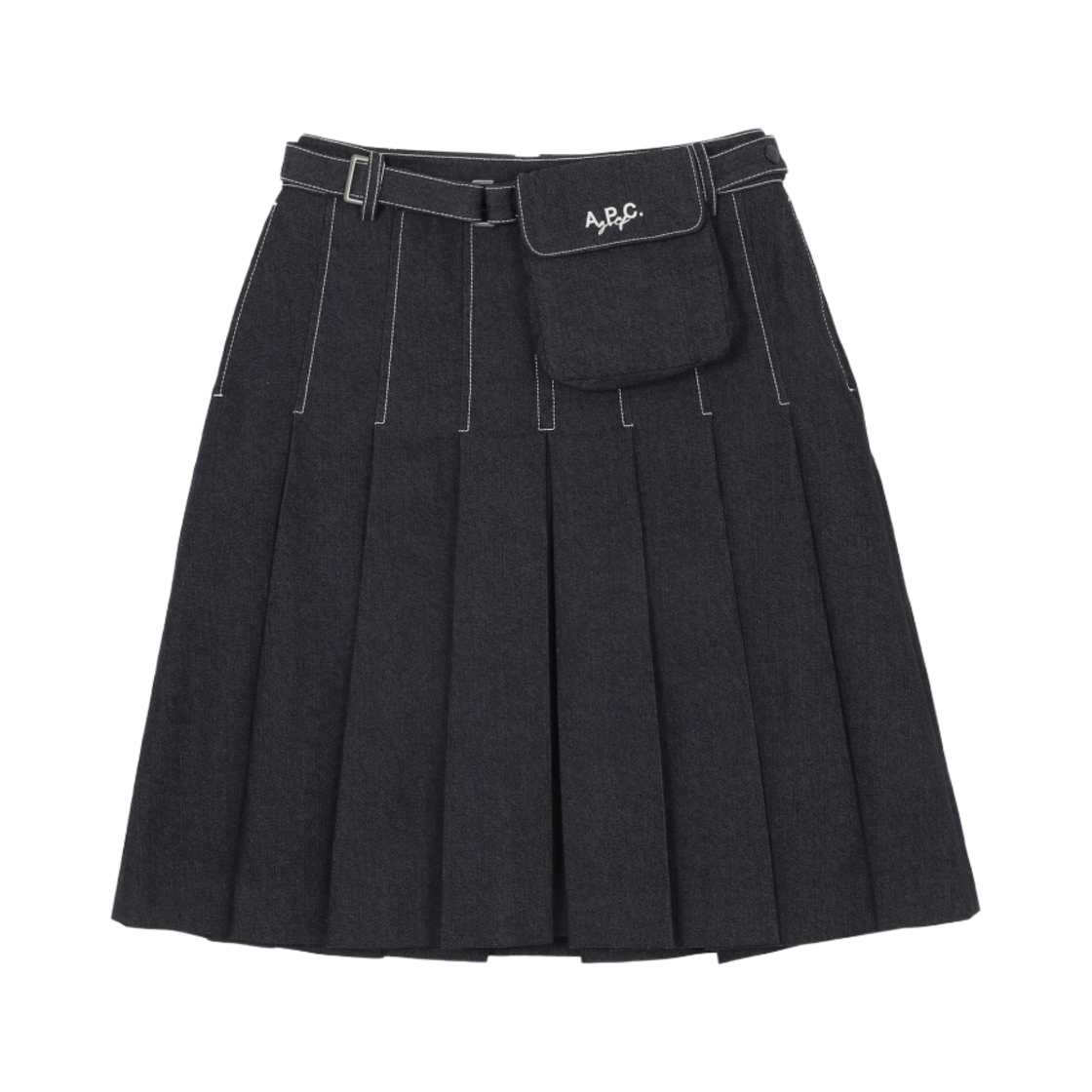 (W) 아페쎄 골프 누와시엘 스코트 인디고((W) A.P.C. Golf Noisiel Skort Indigo)
