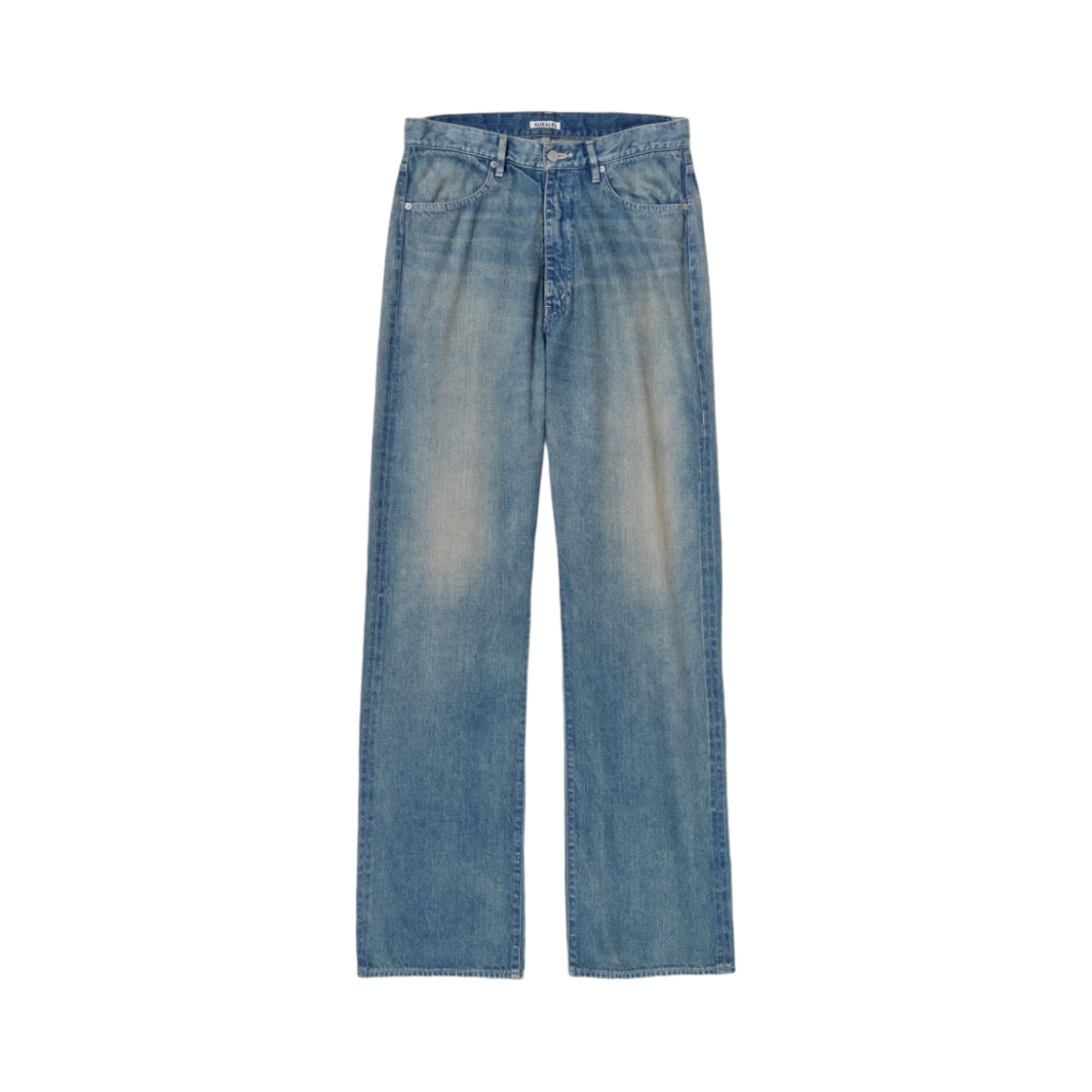 오라리 셀비지 페이디드 라이트 데님 팬츠 라이트 인디고 - 23AW(Auralee Selvedge Faded Light Denim Pants Light Indigo - 23AW)