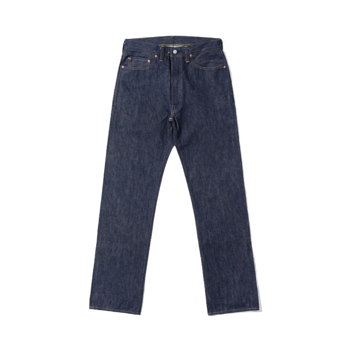 SC49007 Sugar Cane Super Denim Collectibles #07 13.5 oz. Blue Denim Waist Overalls 1946 Model Non Wash