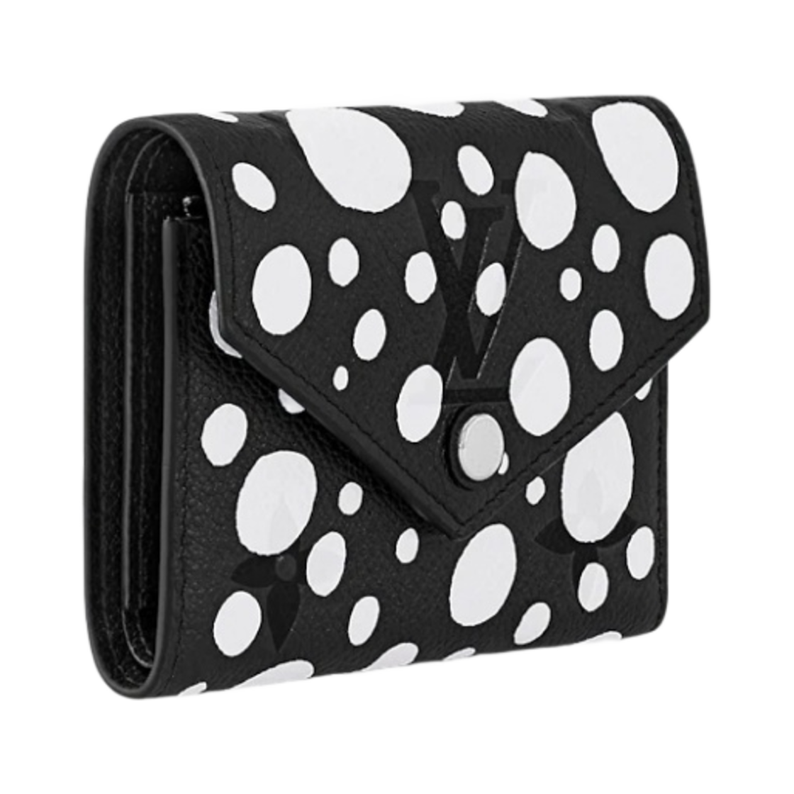 루이비통 x 야요이 쿠사마 빅토린 지갑 블랙 화이트(Louis Vuitton x YK Victorine Wallet Black White) - 2