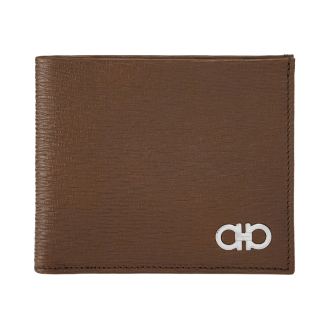 66A063-753612 Ferragamo Gancini Wallet Brown Black - 대표 이미지 #1