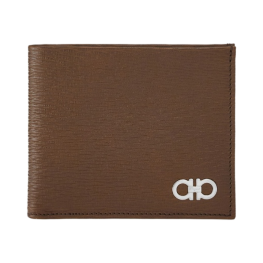 Ferragamo Gancini Wallet Brown Black