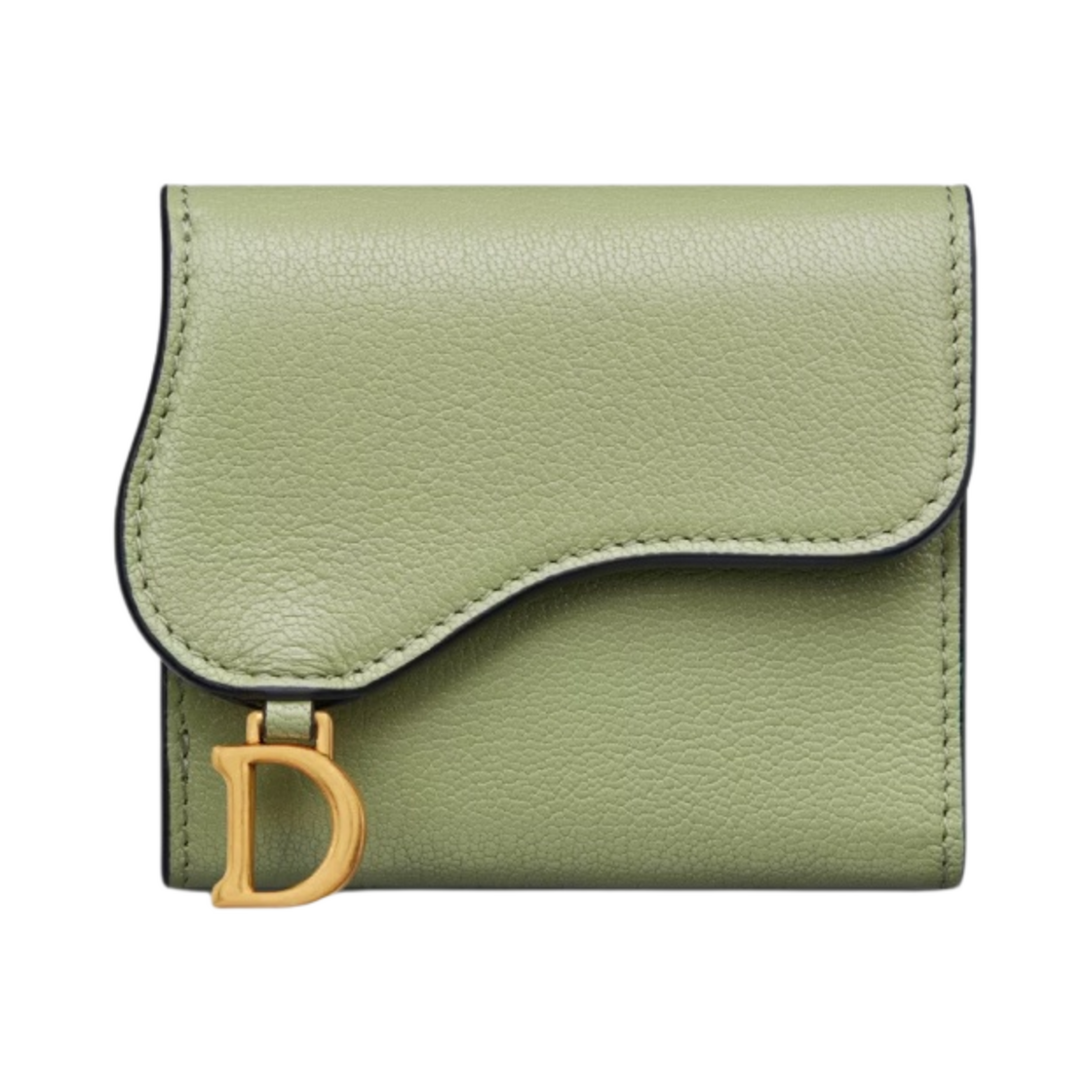 디올 새들 로터스 지갑 고트스킨 이터리얼 그린(Dior Saddle Lotus Wallet Goatskin Ethereal Green) - 1