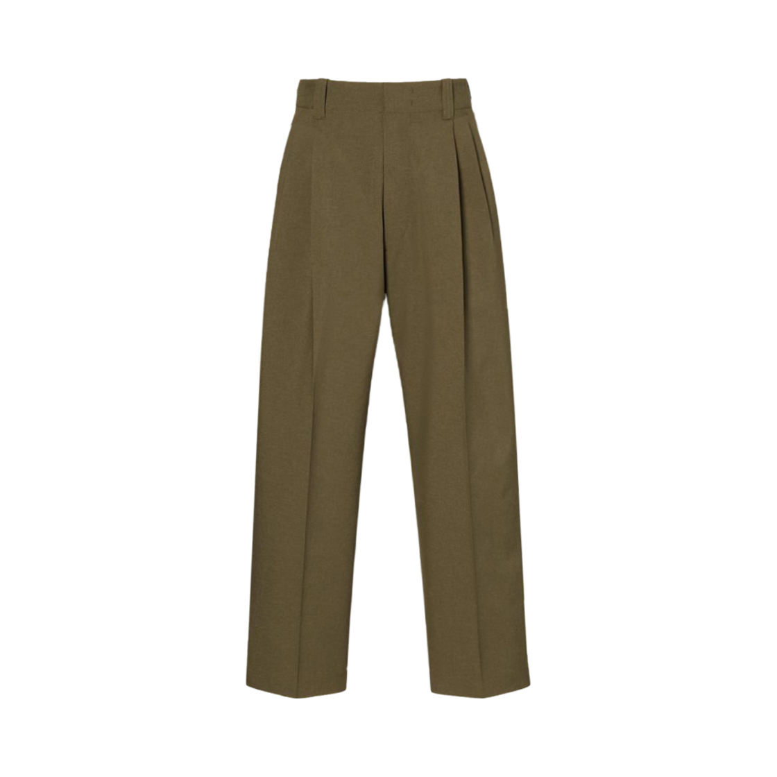 유니클로 x 마르니 와이드 핏 플리티드 트라우저 올리브(Uniqlo x Marni Wide Fit Pleated Trousers Olive)