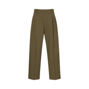 Uniqlo x Marni Wide Fit Pleated Trousers Olive - KR