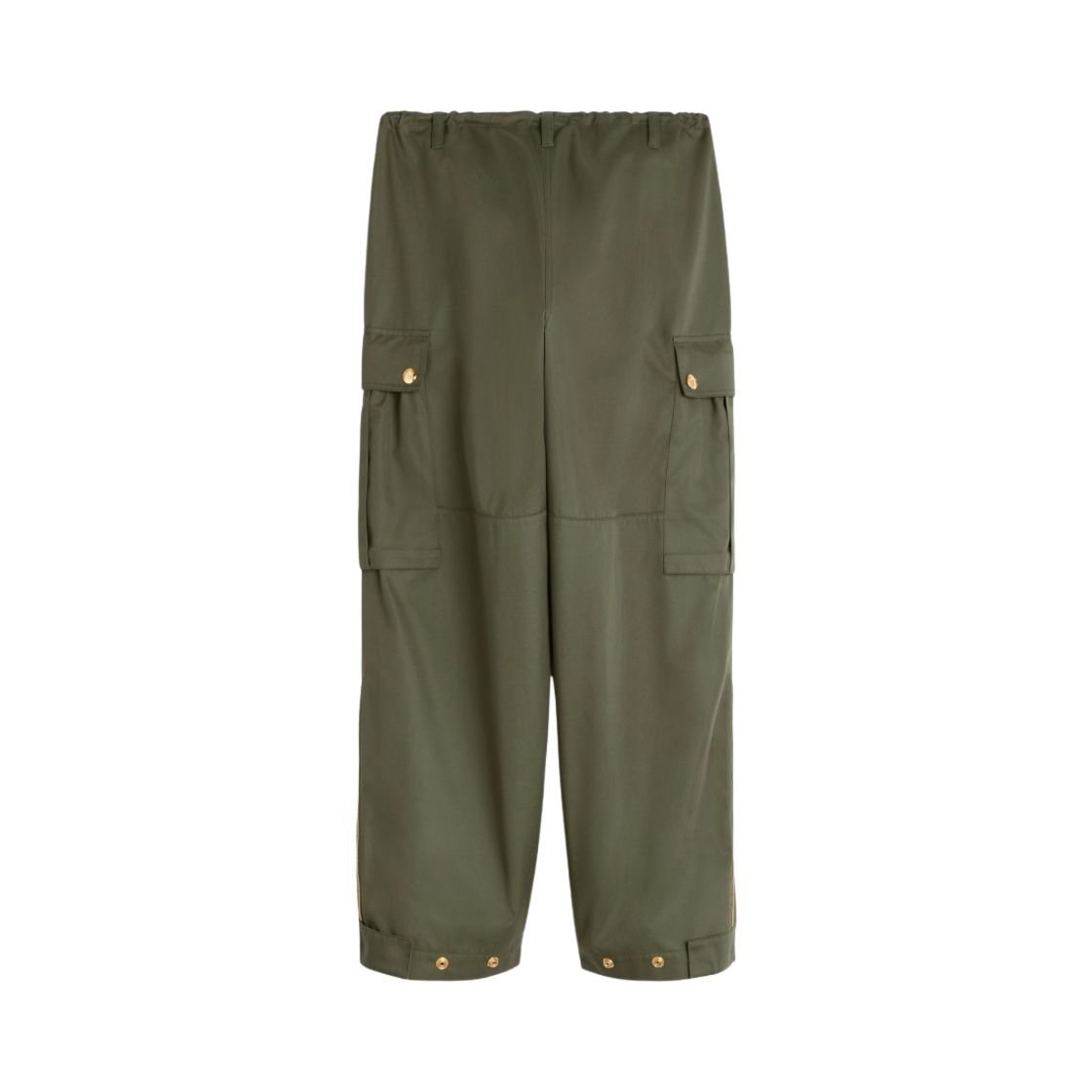 (W) 셀린느 테크니컬 코튼 카고 팬츠 카키((W) Celine Cargo Pants in Technical Cotton Khaki) - 2