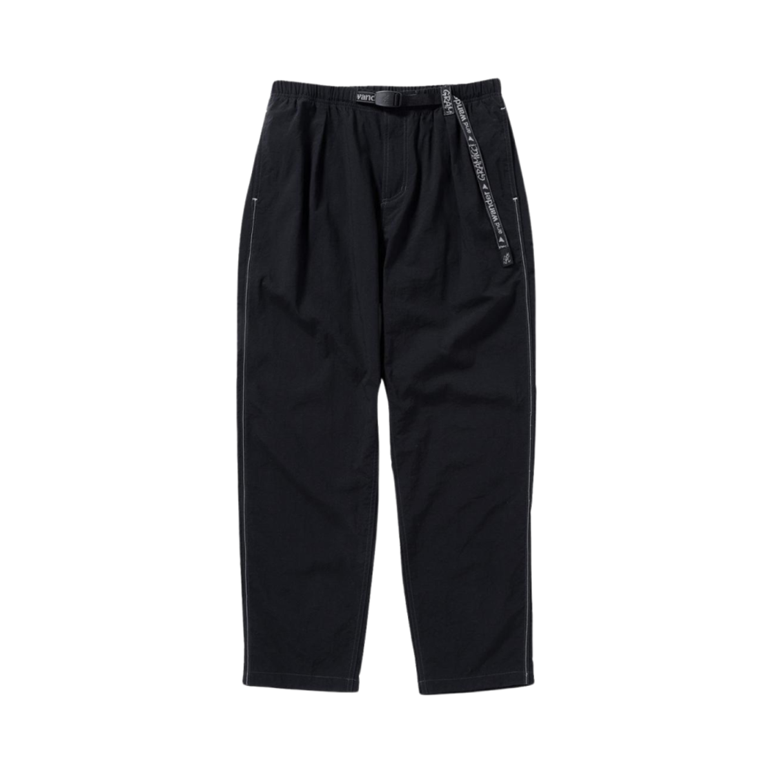 (W) 앤드 원더 x 그라미치 나일론 클라이밍 팬츠 블랙((W) And Wander x Gramicci Nylon Climbing Pants Black)
