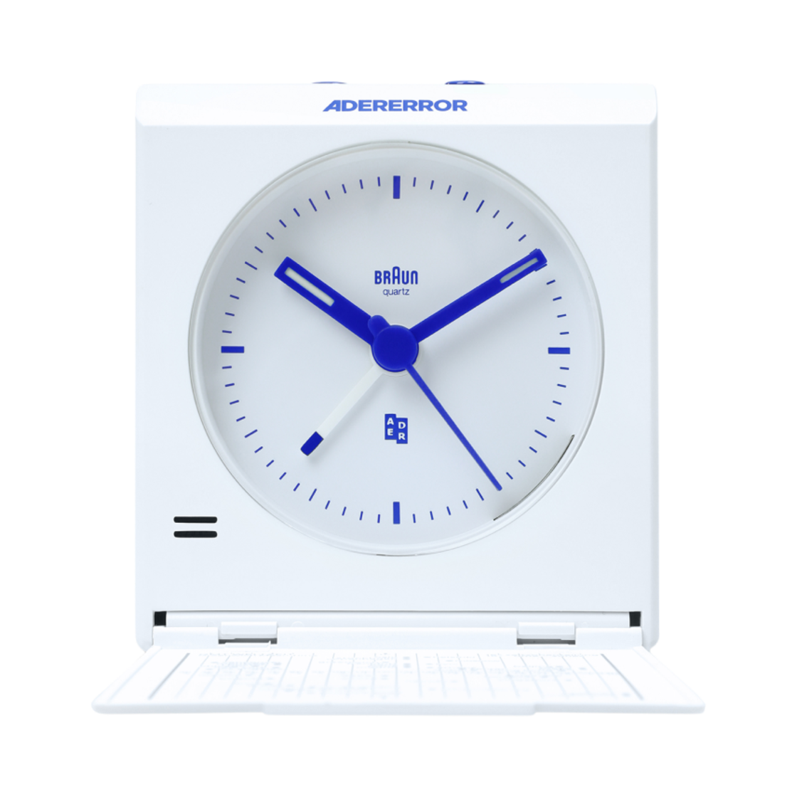 BN11FYGS0101WH Ader Error x Braun Travel Alarm Clock White