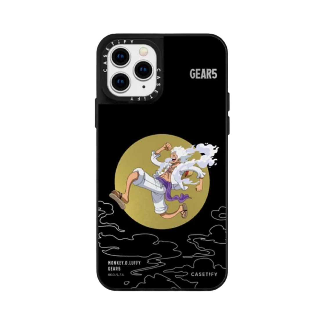 케이스티파이 x 원피스 아이폰 기어 5 루피 임팩트 케이스 블랙(Casetify x One Piece iPhone Gear 5 Luffy Impact Case Black) - 4