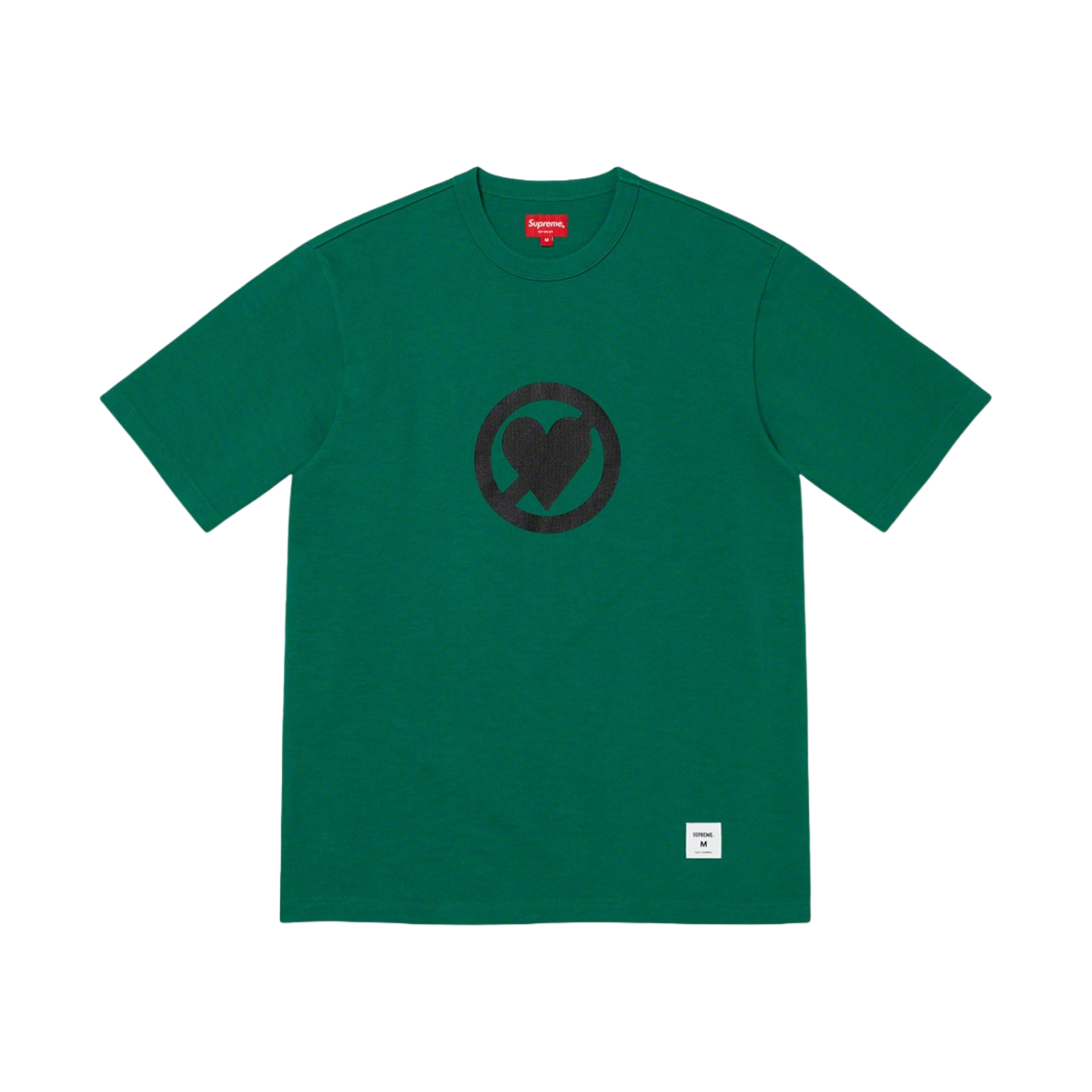 슈프림 노 러브 숏슬리브 탑 다크 그린 - 22FW(Supreme No Love S/S Top Dark Green - 22FW) - 1