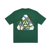 Palace Tri-Atom T-Shirt Green - 22FW