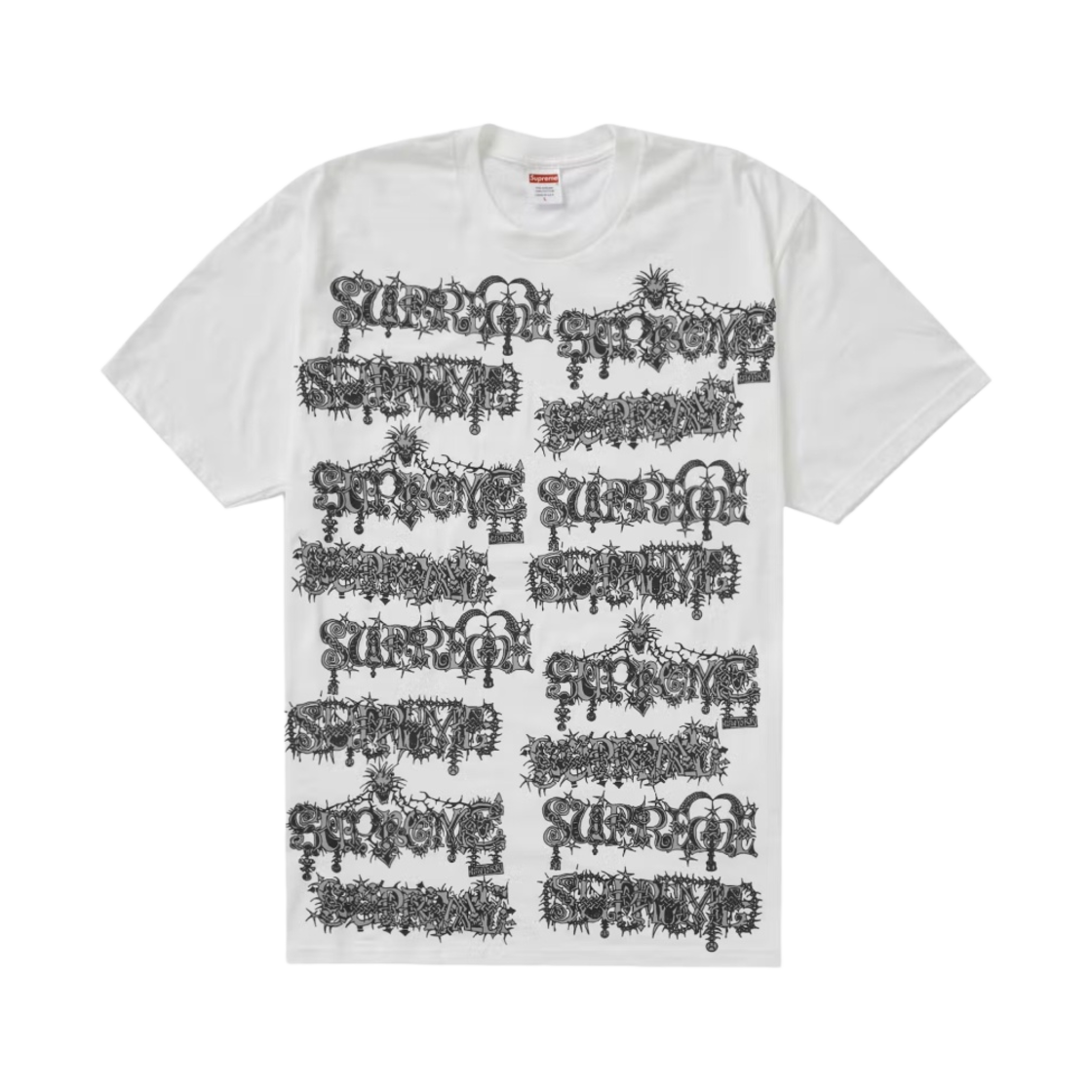 슈프림 웜뱃 티셔츠 화이트 - 22FW