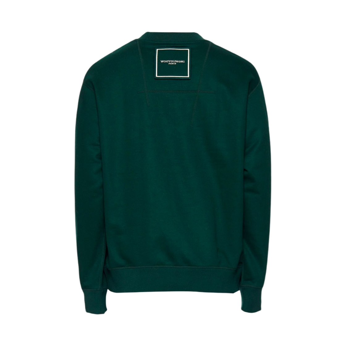 우영미 스퀘어 라벨 스웨트셔츠 그린 - 23FW(Wooyoungmi Square Label Sweatshirt Green - 23FW) - 2