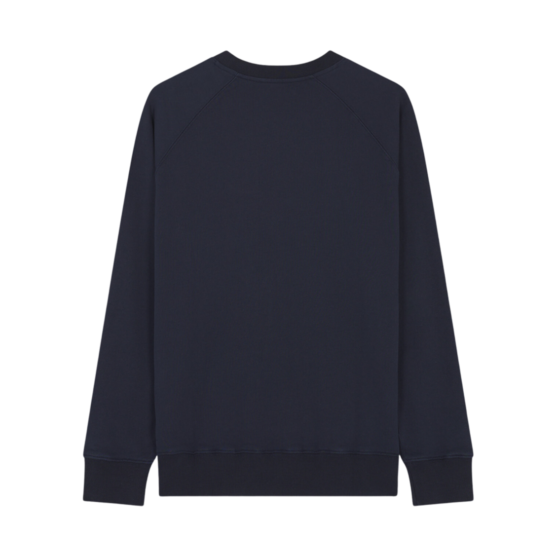 메종 키츠네 6 18 폭스 헤드 프론트 프린트 클래식 스웨트셔츠 네이비(Maison Kitsune 6 18 Fox Head Front-Print Classic Sweatshirt Navy) - 2