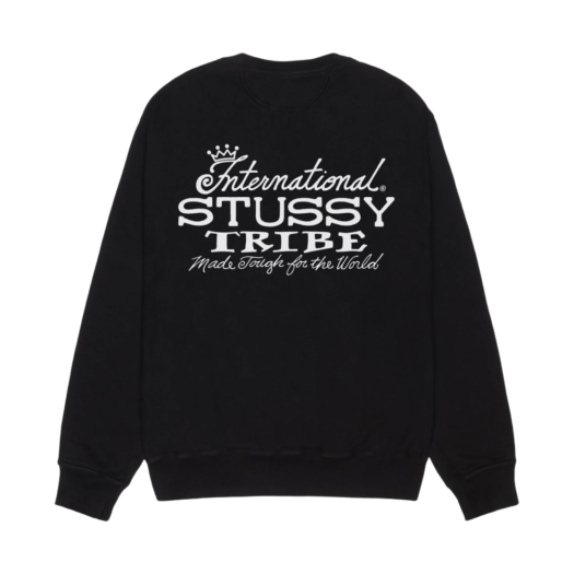 스투시 서프워크 크루 블랙 | Stussy | KREAM