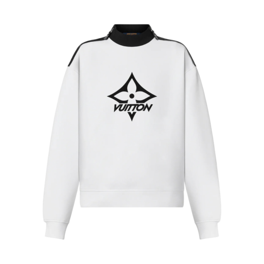 (W) Louis Vuitton Lv Snowflake Pullover White