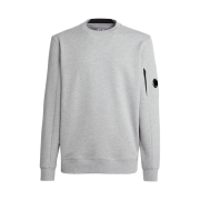 C.P. Company Diagonal Raised Fleece Sweatshirt Grey Melange - 23FW