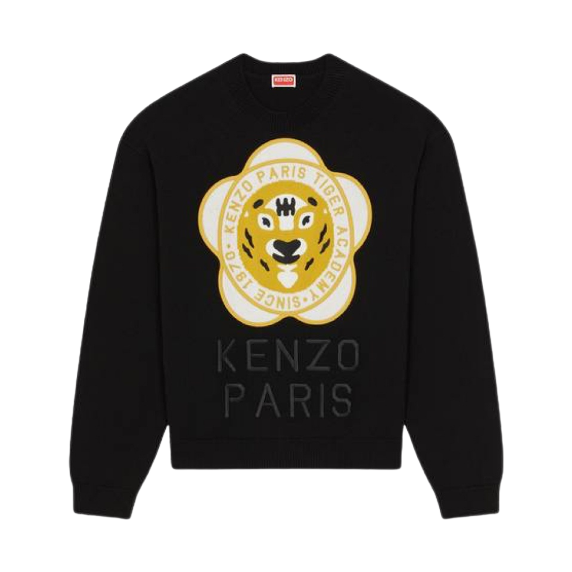FD65PU4293BB-99 Kenzo Tiger Academy Jumper Black