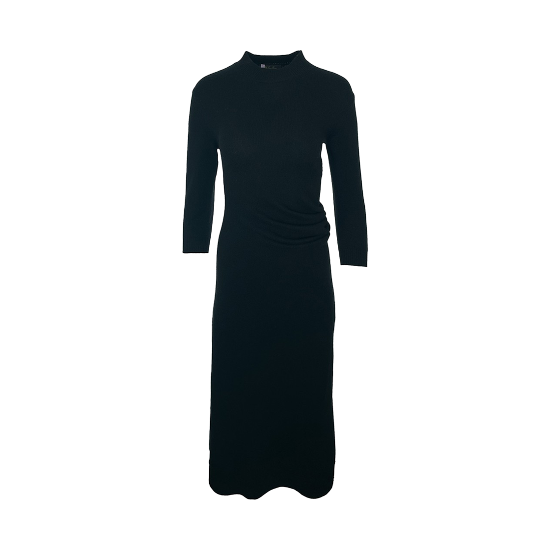 ITPBR4O4MH6U Loro Piana Asymmetric Cashmere Dress 40 Black