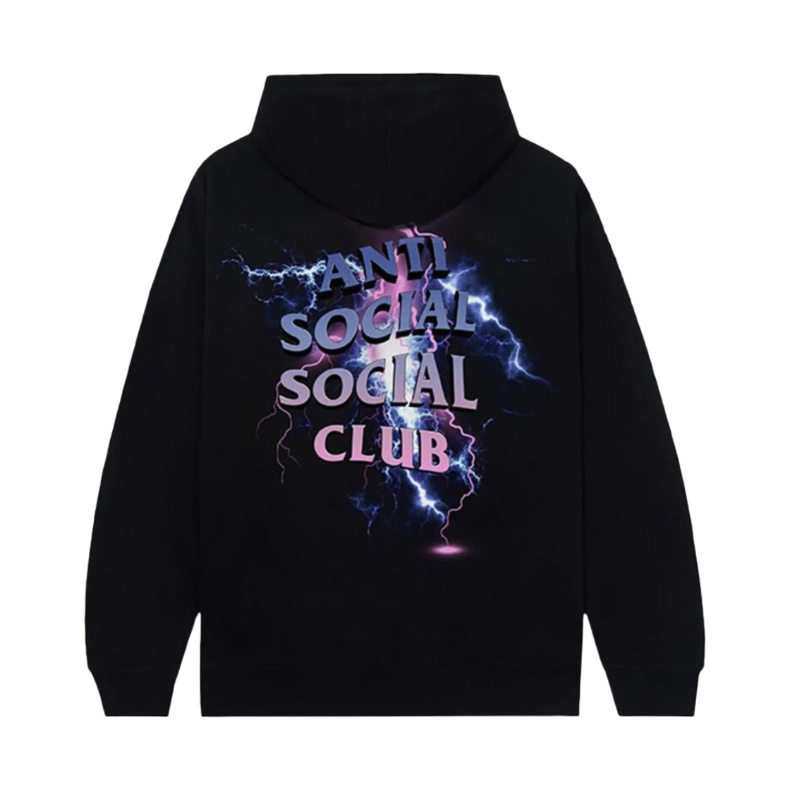 - Anti Social Social Club Bolt From The Blue Hoodie Black