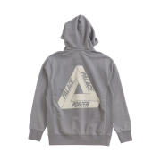 Palace x Porter Tri-Ferg Hoodie Gray