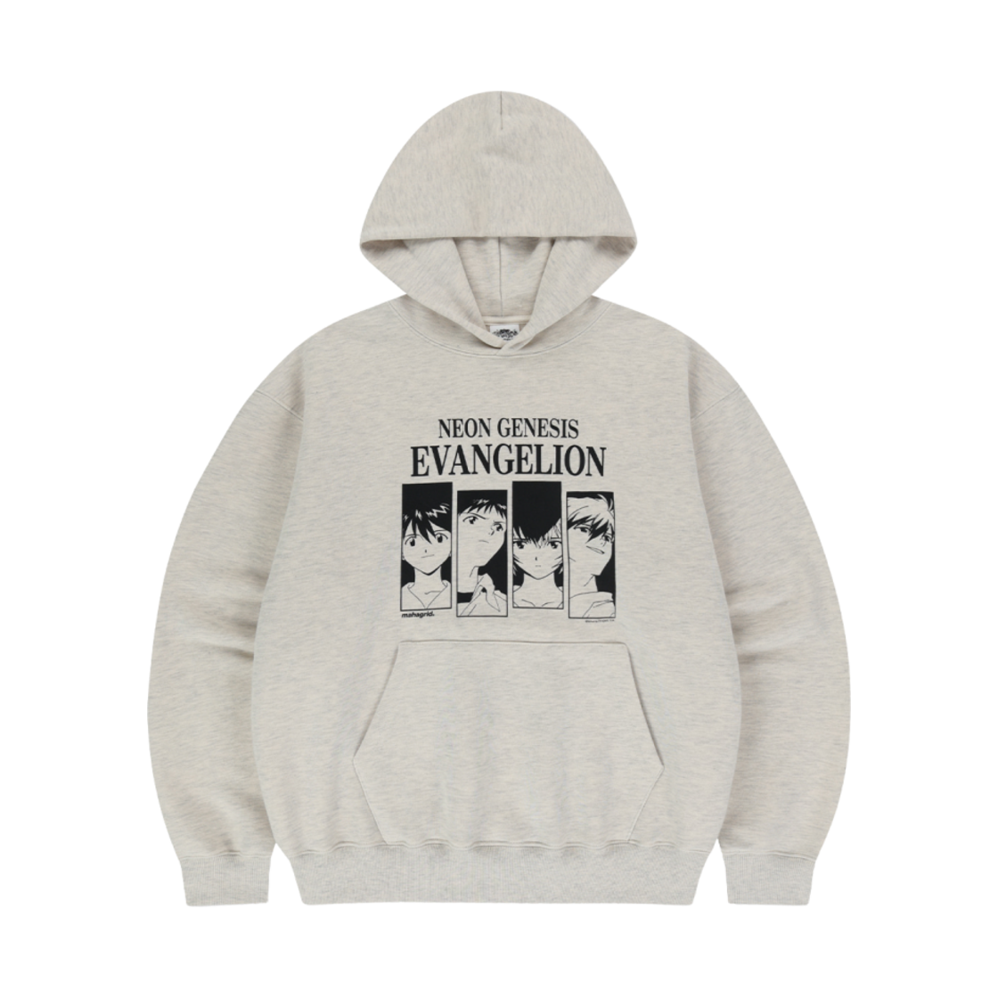 MG2EFMM403BOM Mahagrid x Evangelion Pilots Hoodie Oatmeal