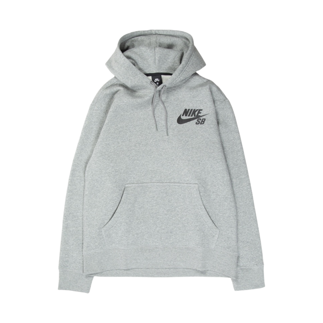 나이키 SB 아이콘 풀오버 후드 다크 그레이 헤더 블랙 - US/EU(Nike SB Icon Pullover Hoodie Dark Grey Heather Black - US/EU) - 1