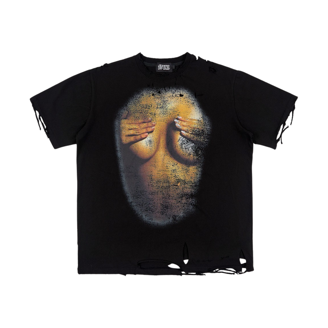 ●SUNDAYOFFCLUB● Call Me Hand Distressed Short Sleeve SUNDAY OFF CLUB】Call Me Hand Distressed Short Sleeve | OUR