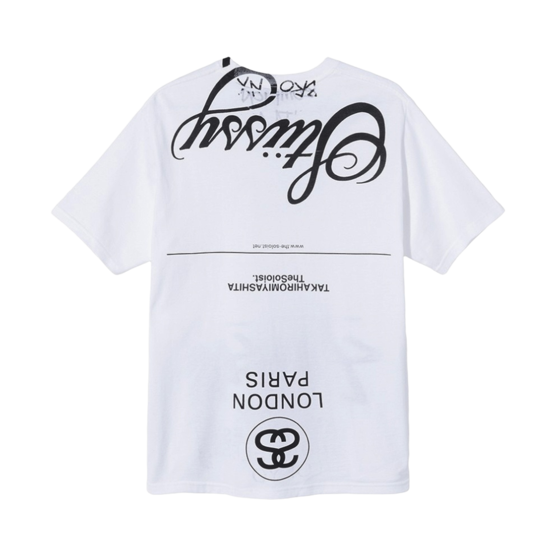 스투시 x 타카히로미야시타 더 솔로이스트 40 월드투어 티셔츠