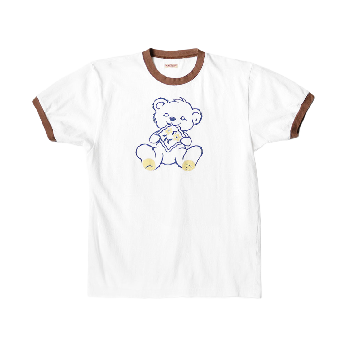 캐피탈 20-T 링거 패키쉬 리틀 베어 티셔츠 화이트
