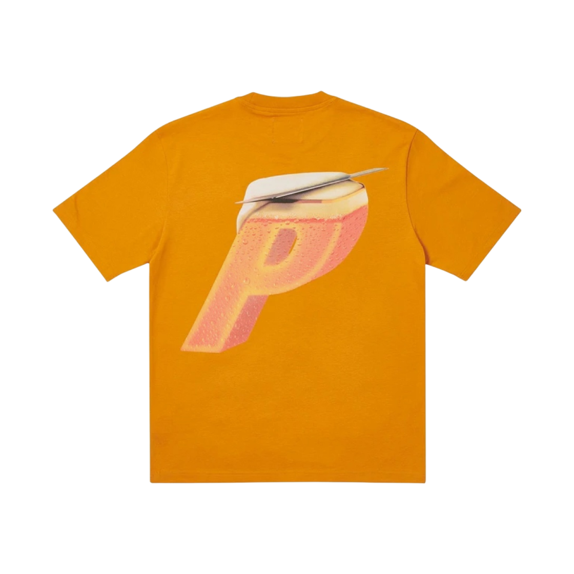 - Palace x Stella Artois P-Skim T-Shirt Gold - 21SS