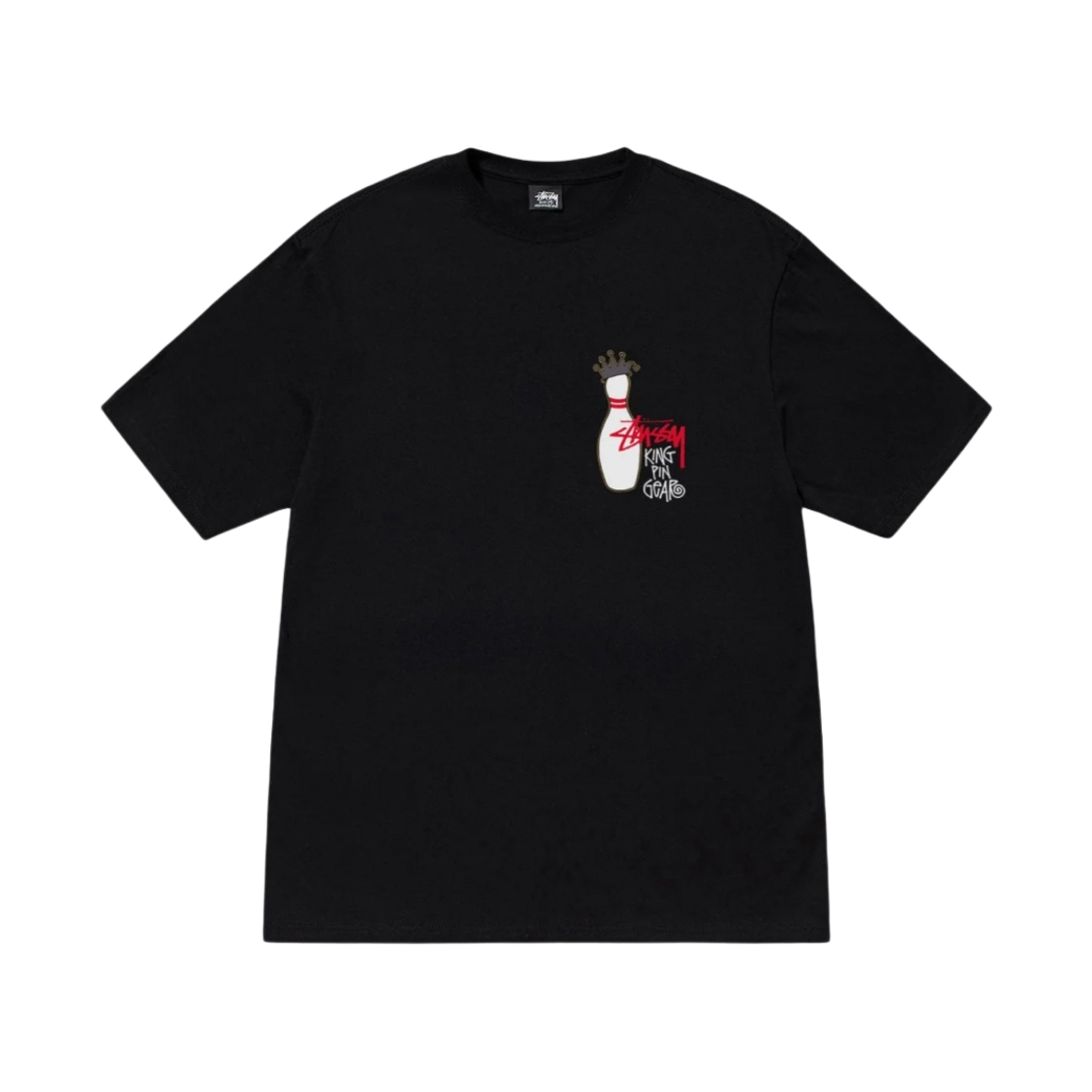 스투시 킹핀 티셔츠 블랙(Stussy Kingpin T-Shirt Black) - 2