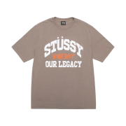 Stussy x Our Legacy Work Shop Pigment Dyed Collegiate T-Shirt Taupe