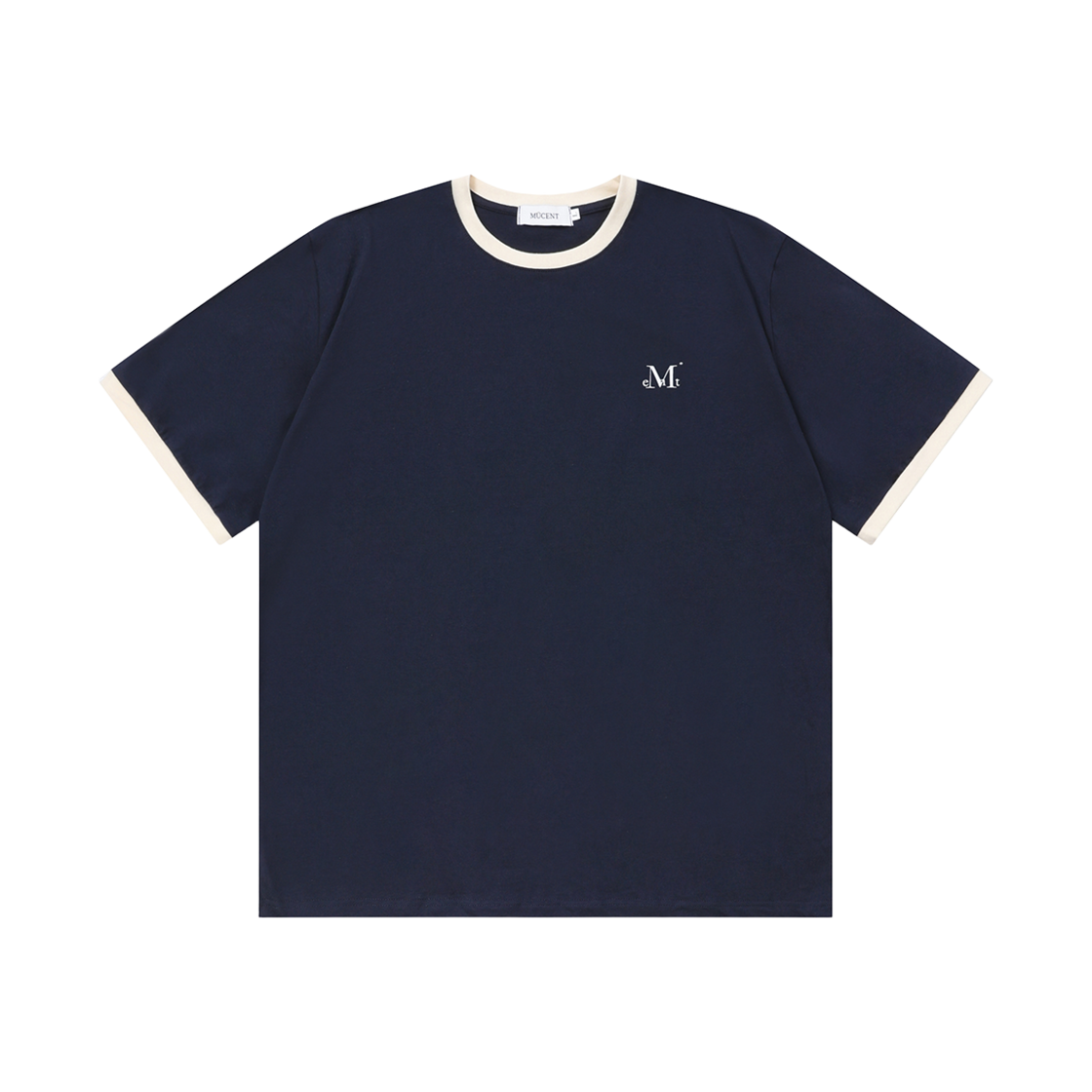 P00000MH_N MUCENT Ringer Half T Navy