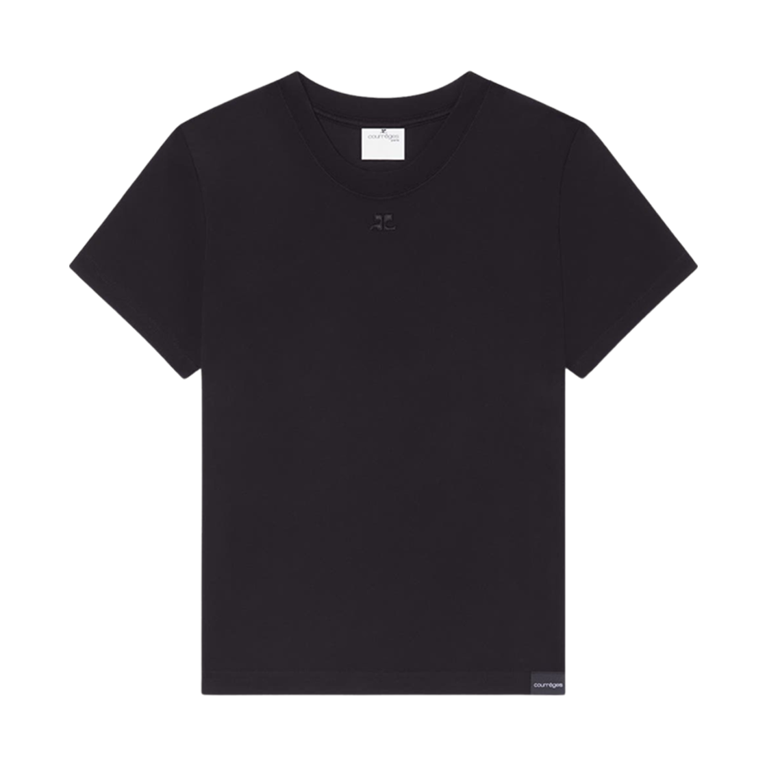 VESJTS006JS01079999 (W) Courreges AC T-Shirt Black