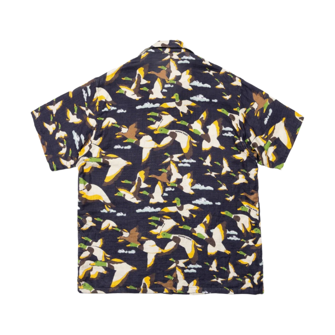 휴먼 메이드 덕 거즈 알로하 셔츠 네이비(Human Made Duck Gauze Aloha Shirt Navy) - 2