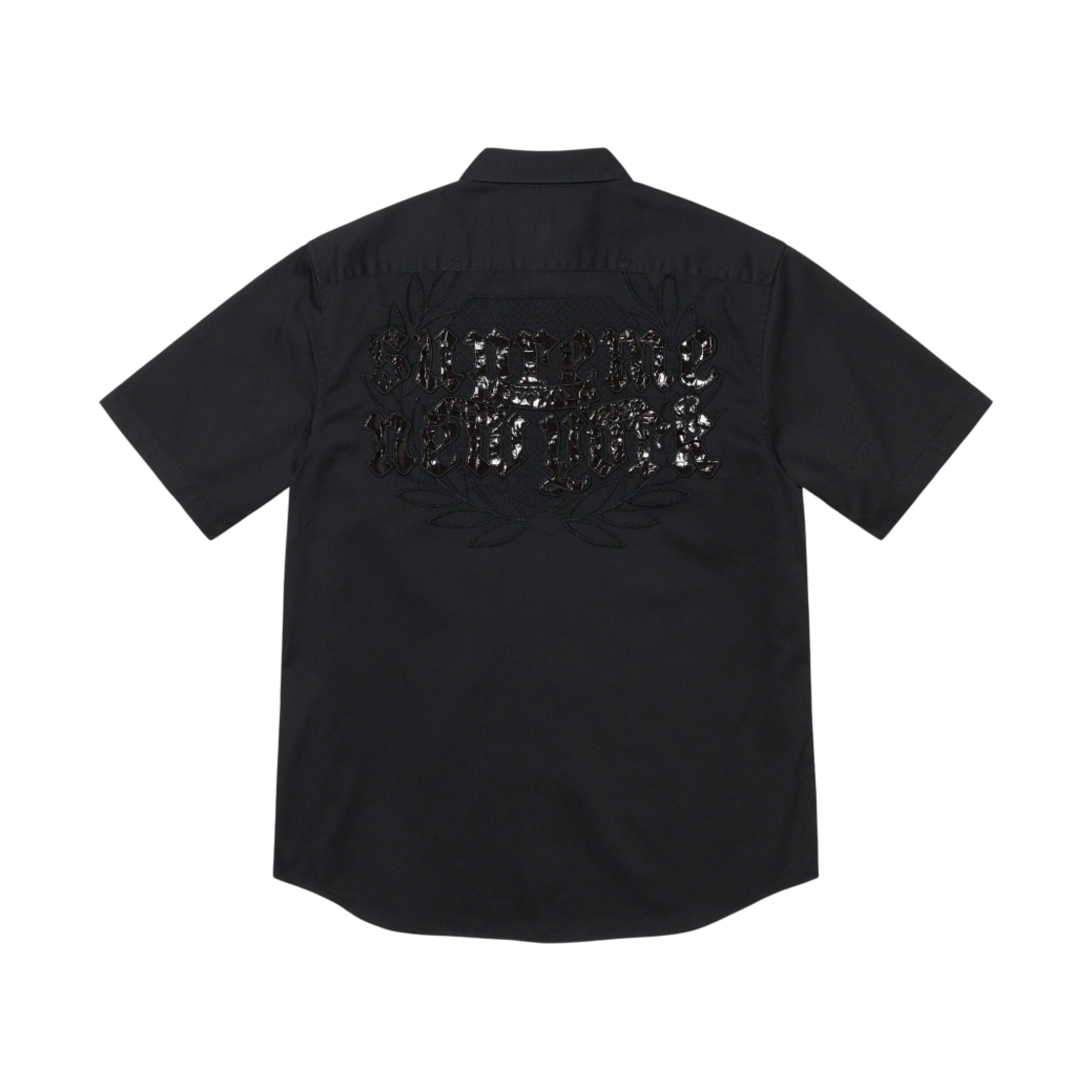 슈프림 크록 패치 숏슬리브 워크 셔츠 블랙 - 23SS(Supreme Croc Patch S/S Work Shirt Black - 23SS) - 2