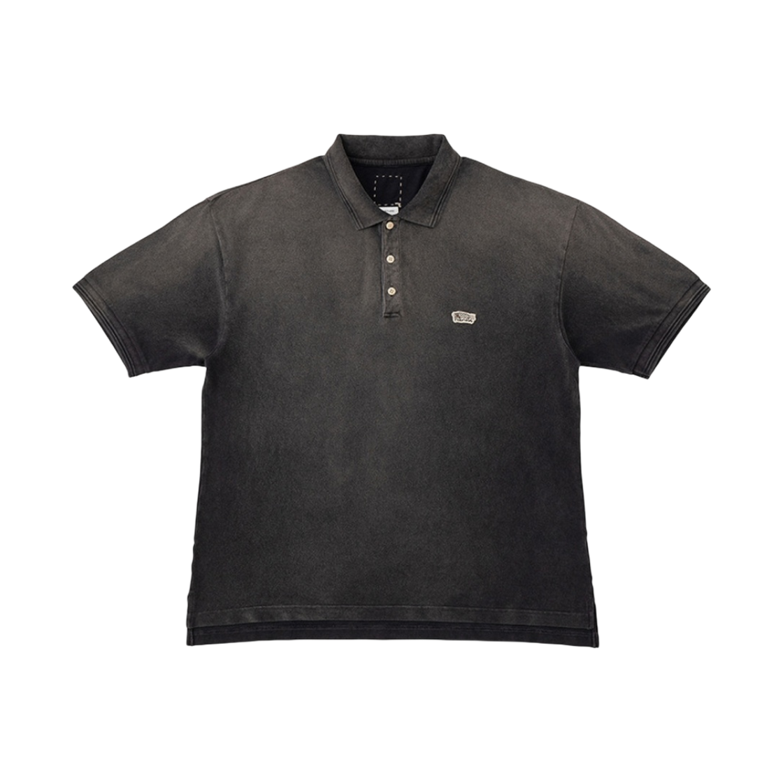 비즈빔 점보 웰러 숏슬리브 폴로 셔츠 DMGD 블랙 - 23SS | Visvim | KREAM