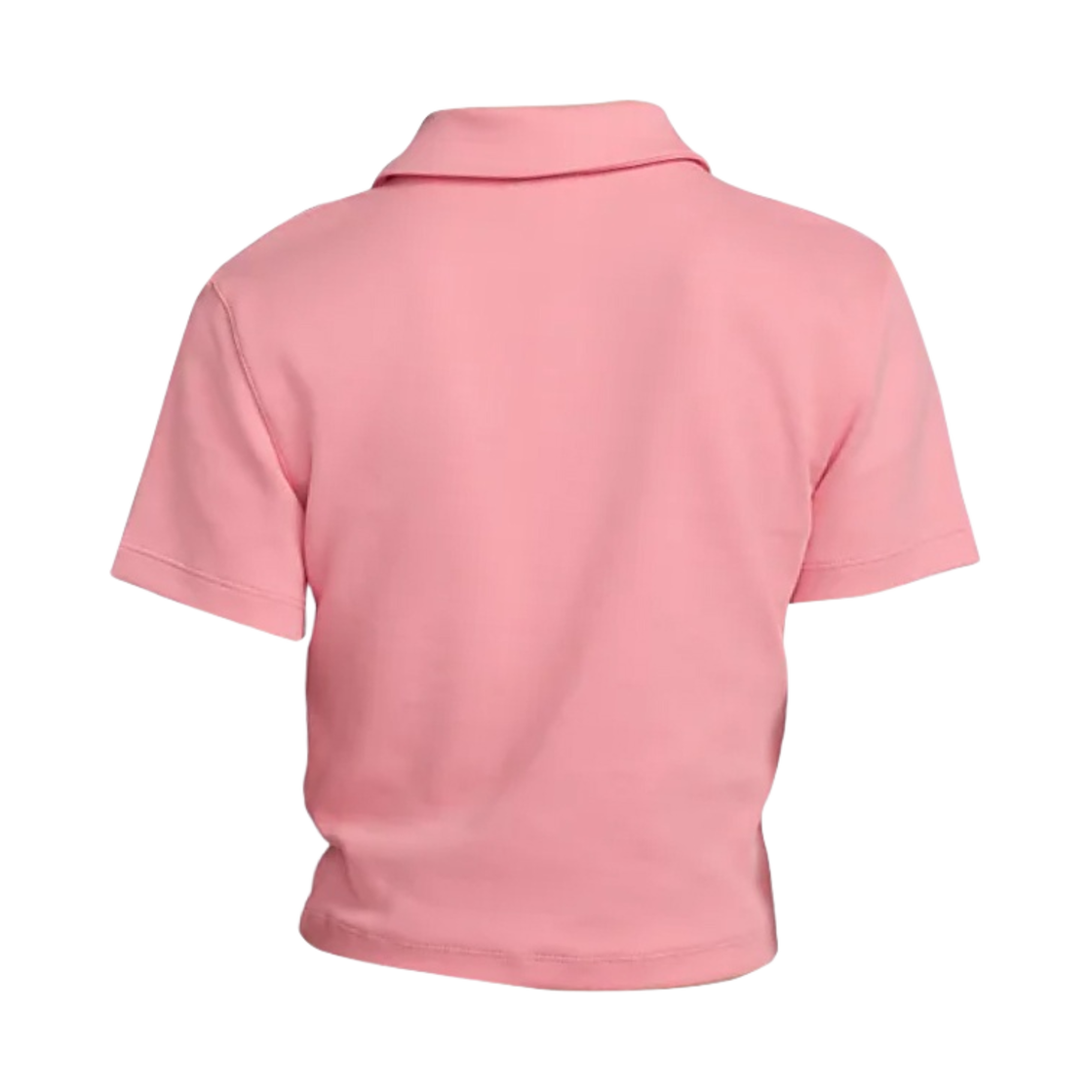 (W) 나이키 NSW 에센셜 숏슬리브 폴로 탑 코랄 초크 - US/EU((W) Nike NSW Essential Short Sleeve Polo Top Coral Chalk - US/EU) - 2