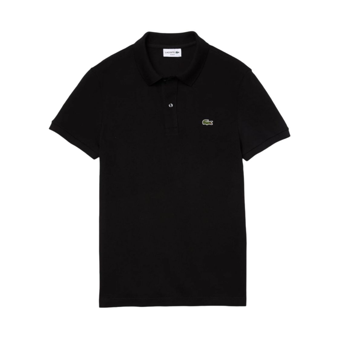 라코스테 슬림핏 폴로 쁘띠 피케 셔츠 블랙(Lacoste Slim Fit Polo Petit Pique Shirt Black)