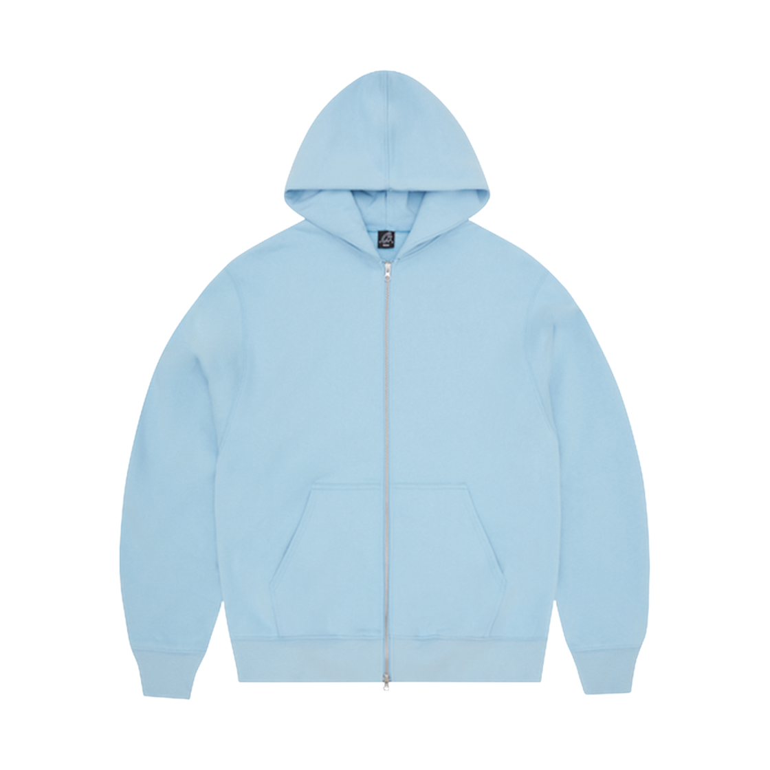 코르테이즈 하이브리드 자카드 니트 알카트라즈 집 후드 베이비 블루(Corteiz Hybrid Jacquard Knit Alcatraz Zip Hoodie Baby Blue) - 1
