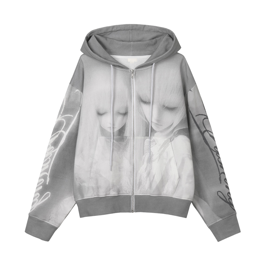 Bonnae-130 [KREAM 단독] Bonnae Printed zip up hoodie