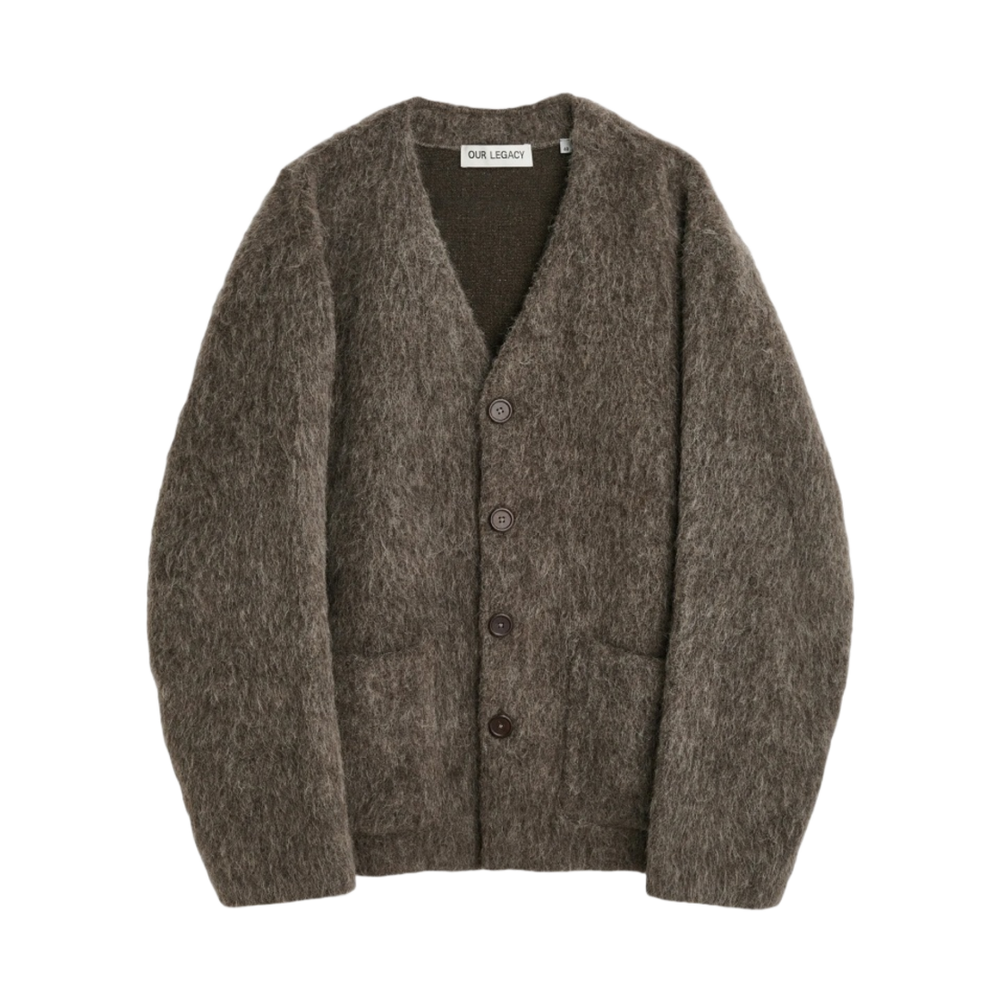 M4236CM Our Legacy Cardigan Mole Grey Mohair