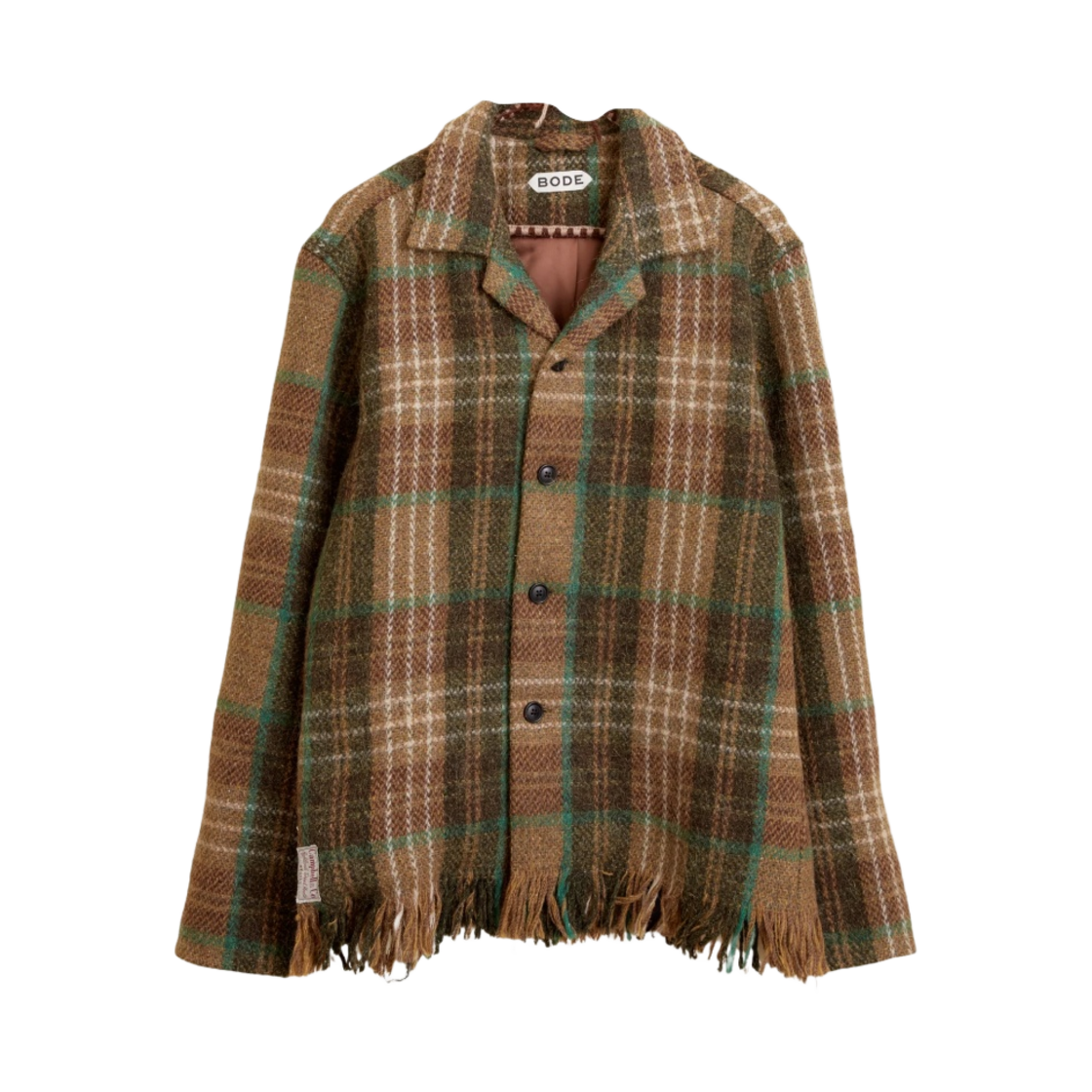- Bode Tweed House Overshirt Multi