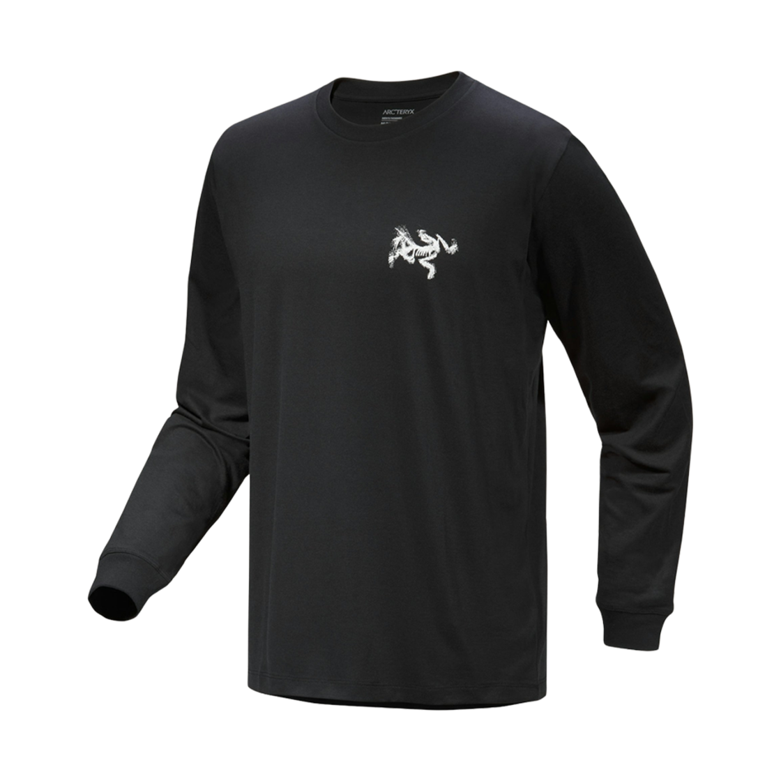 9537 Arc'teryx Kragg SL Cotton Bird Tile LS Shirt Black Arctic Silk