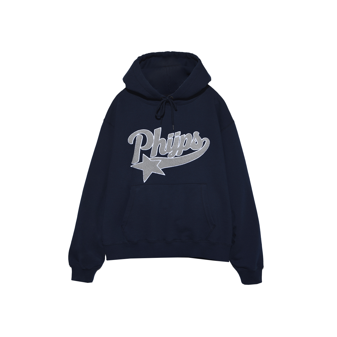 PD01HD2073NA Phyps Dept Star Tail Hoodie Navy