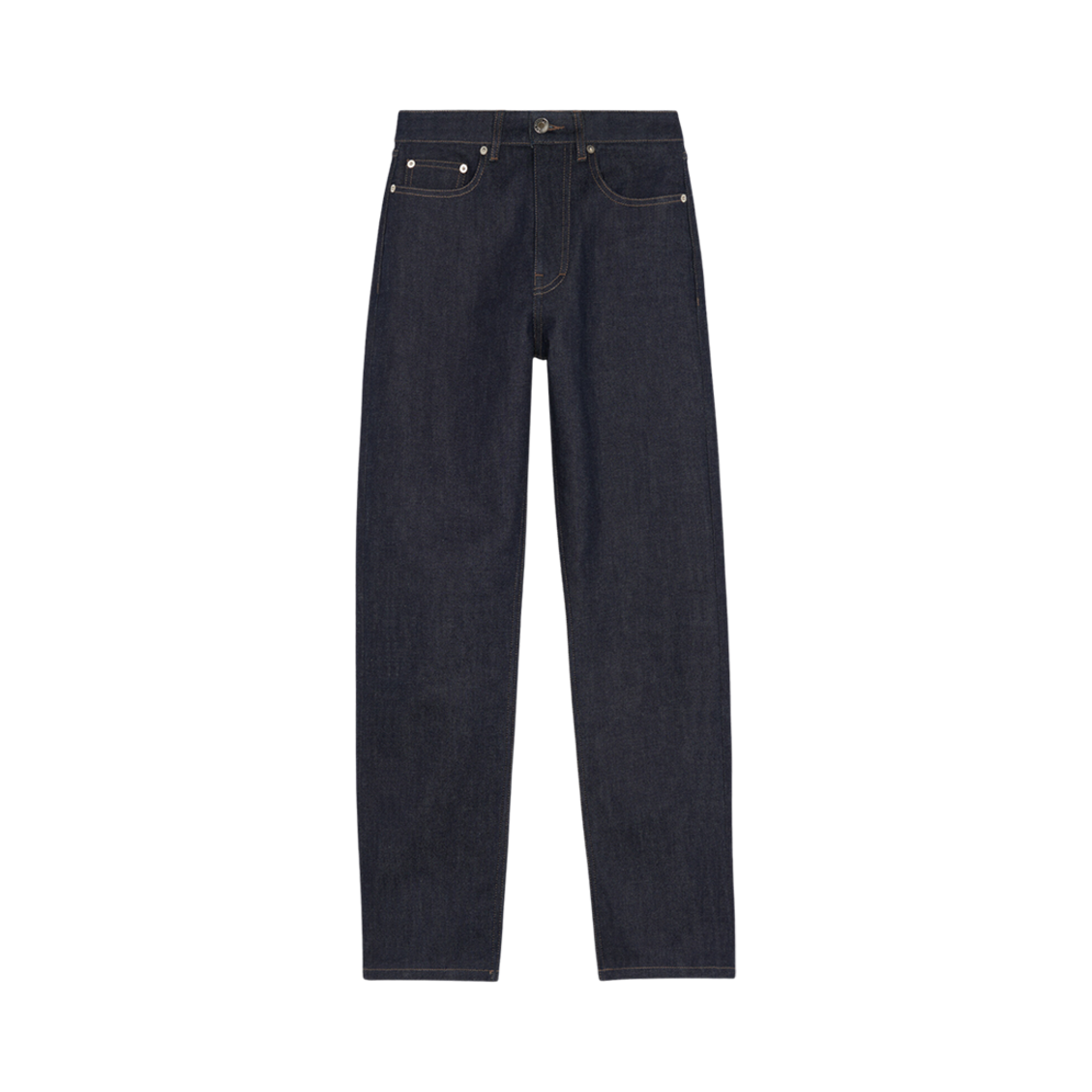 JW01163WW5020-P470 Maison Kitsune Cropped Straight Jeans Indigo