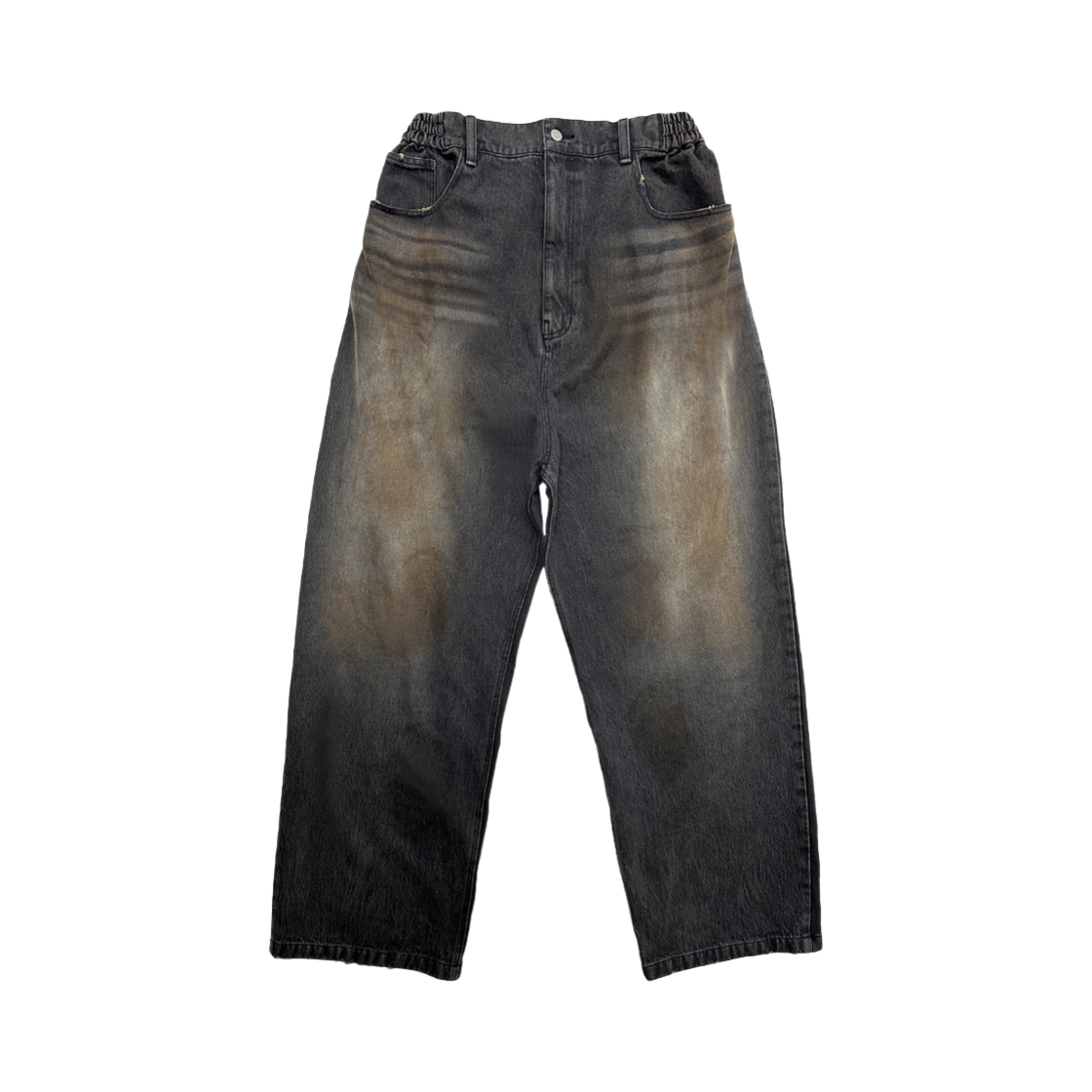 씨비전 바이 씨에스씨 더블 페이스드 팬츠 워시드 블랙(Civision by CSC Double Faced Pants Washed Black)